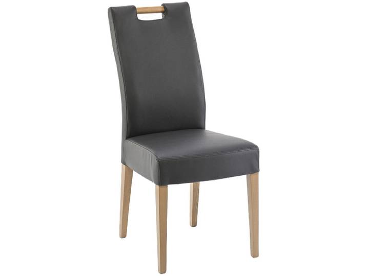 Stuhl PALMA Synthetisches Leder schwarz
