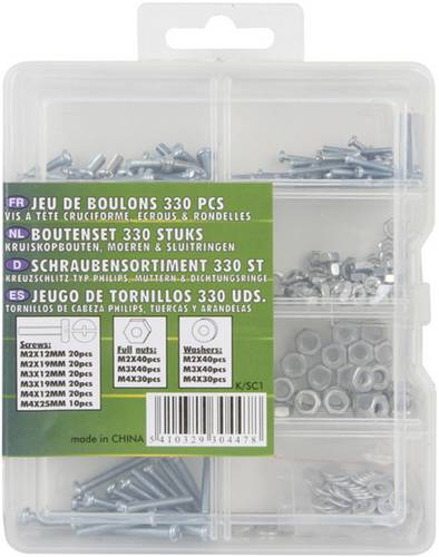 Velleman K/SC1 K/SC1 Muttern-Sortiment 1St.