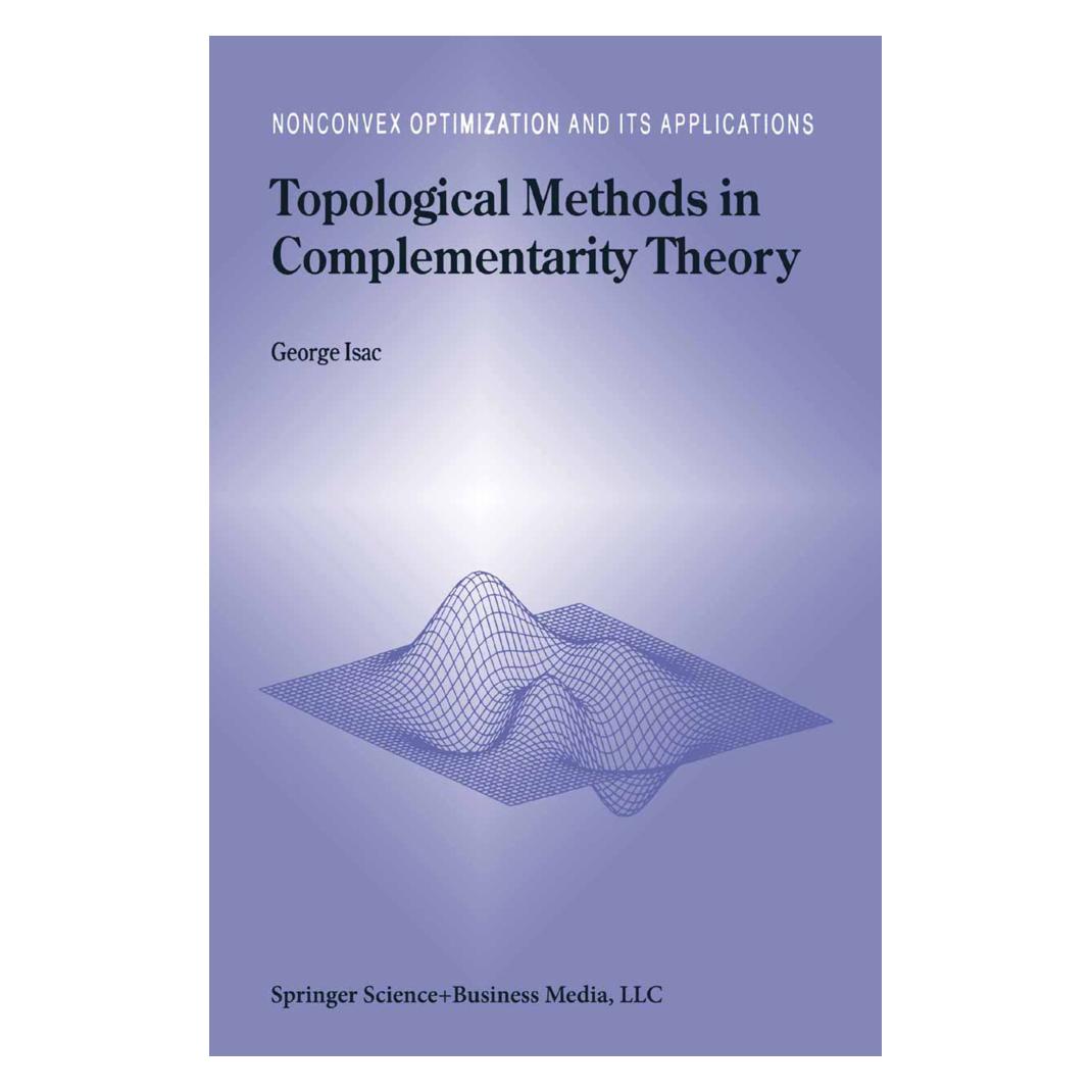 Springer Topological Methods in Complementarity Theory (Englisch, Softcover, G. Isac) (55379470)