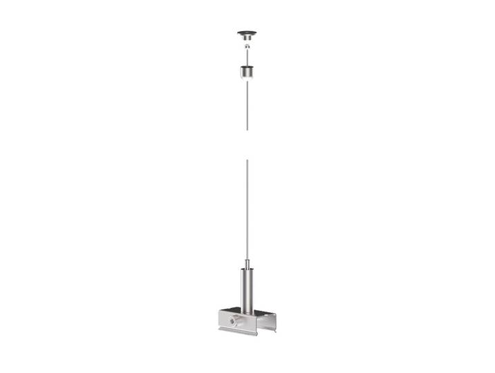 BRUMBERG Seilabhängung ONETRACK, 300 cm, Schnellspanner ONETRACK, alu / grau / zink, Metall