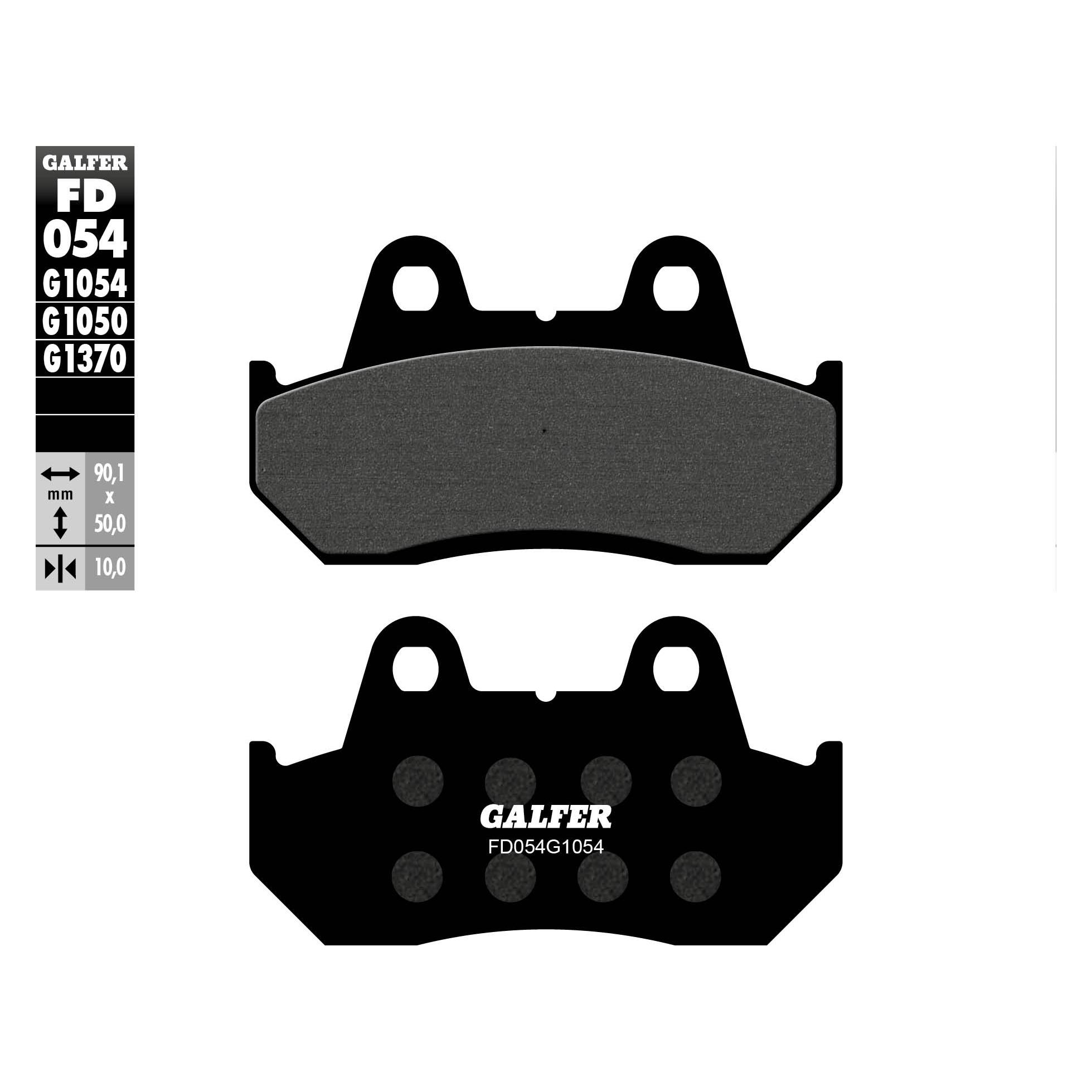 Galfer Bike Galfer Bremsbelag FD054 Organisch FD054-G1054 KBA FD054-G1054 8400160000544 (Organisch (Resin)) (FD054-G1054)