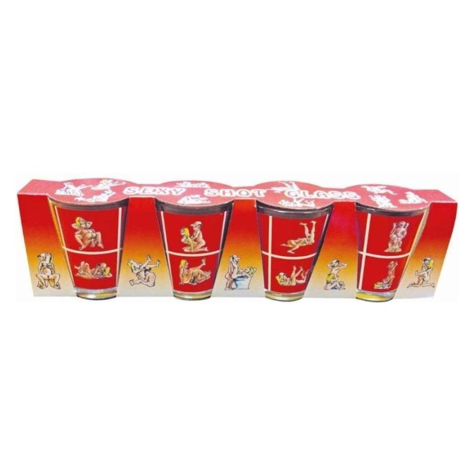 Diablo Picante 4 Chupitos De Cristal Kamasutra (D-241800)