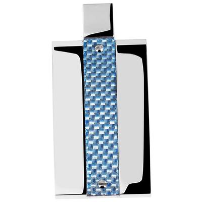 Kettenanhänger ADELIA´S "moderner Schmuck Anhänger aus Edelstahl", blau, Schmuckanhänger, Damen, Edelstahl, Kettenanhänger