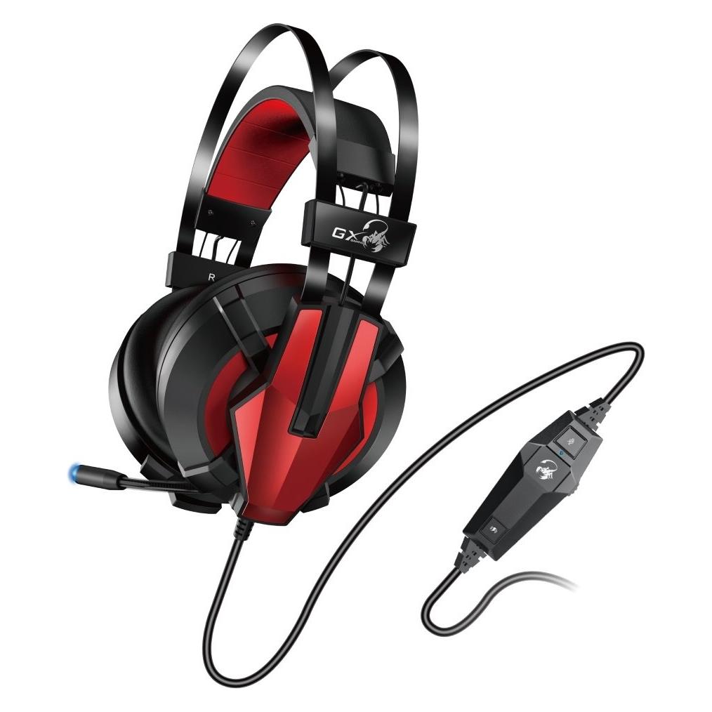 Genius Lychas HS-G710V Headset Head-band Black, Red (Kabelgebunden) (31710014400)