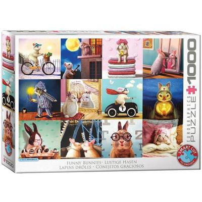 Puzzle 1000 Teile - Lucia Heffernan: Funny Bunnies