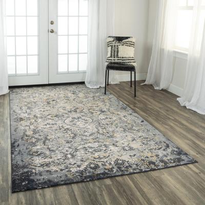 Alora Decor Spring Grey and Beige Abstract Rug