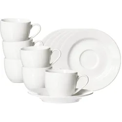 Ritzenhoff & Breker, Tasse, Volos Espressotassen mit Untertassen (90 ml, 12x)