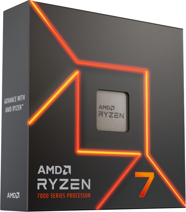 AMD Ryzen 7 7700X 8-Kern CPU, Sockel AM5, Boxed (ohne Kühler)