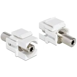 DELOCK Keystone 3,5mm Klinke -> 3,5mm Klinke BuBu