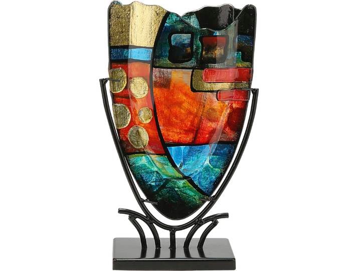 Bodenvase CASABLANCA BY GILDE Dekovase Nebra , bunt (multicolore), Vasen, Bodenvase