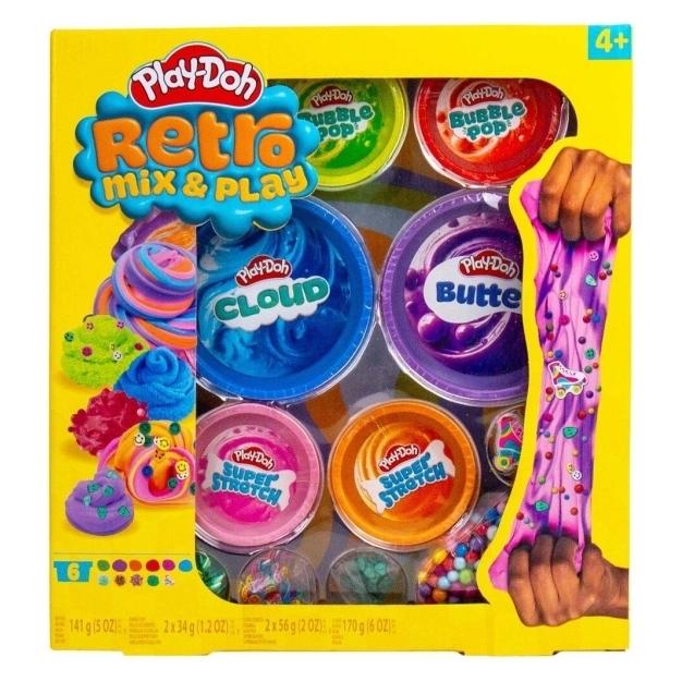 Play-Doh PLAYDOH Retro Mix & Play 6 pack (334-236067)