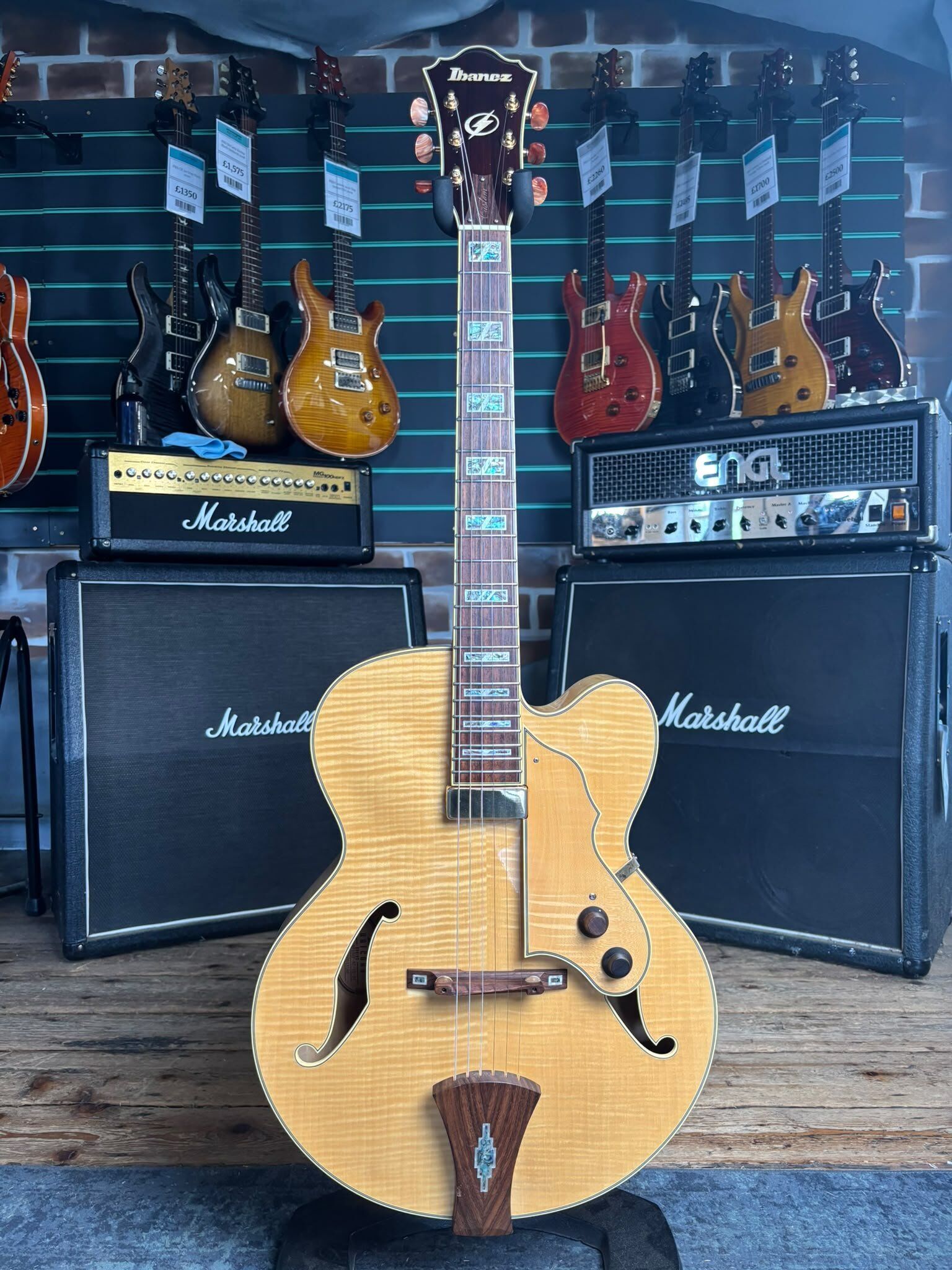 Ibanez AF105F Natural Hollow Body 2006 Electric Guitar   natural - Refurbished