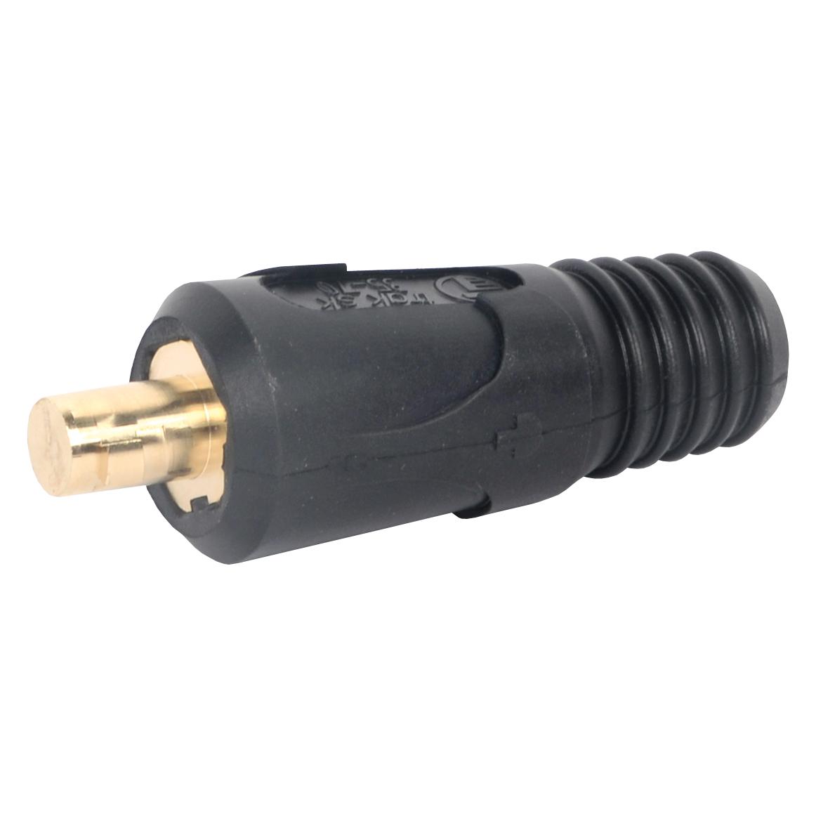 Elmag Schweisskabel-Stecker, schwarz (55324)