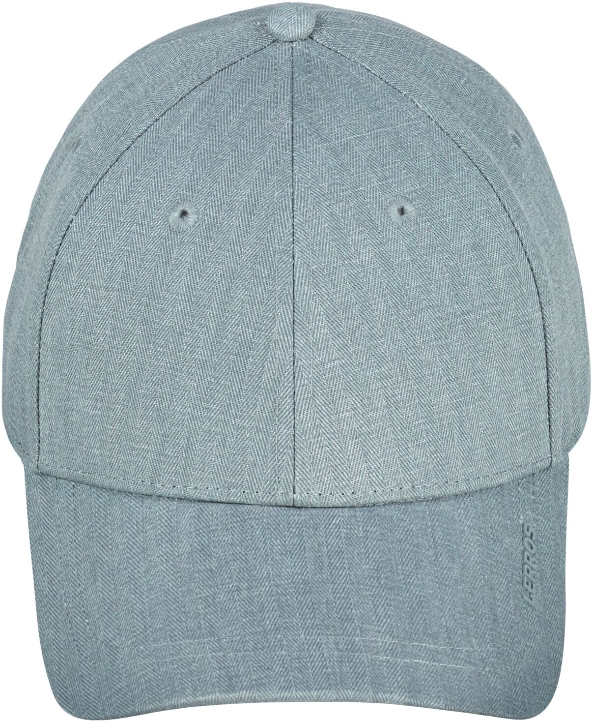 Baseball Cap LERROS "Basecap in Fischgrätstruktur, unifarben", Herren, Gr. Normalgrössen, grau (storm grau), Baumwolle, Caps Baseball Cap storm grau Normalgrössen