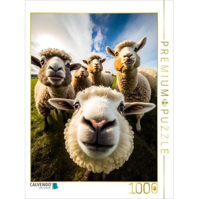 CALVENDO Puzzle Schafe | 1000 Teile Lege-Größe 64x48cm Foto-Puzzle für glückliche Stunden