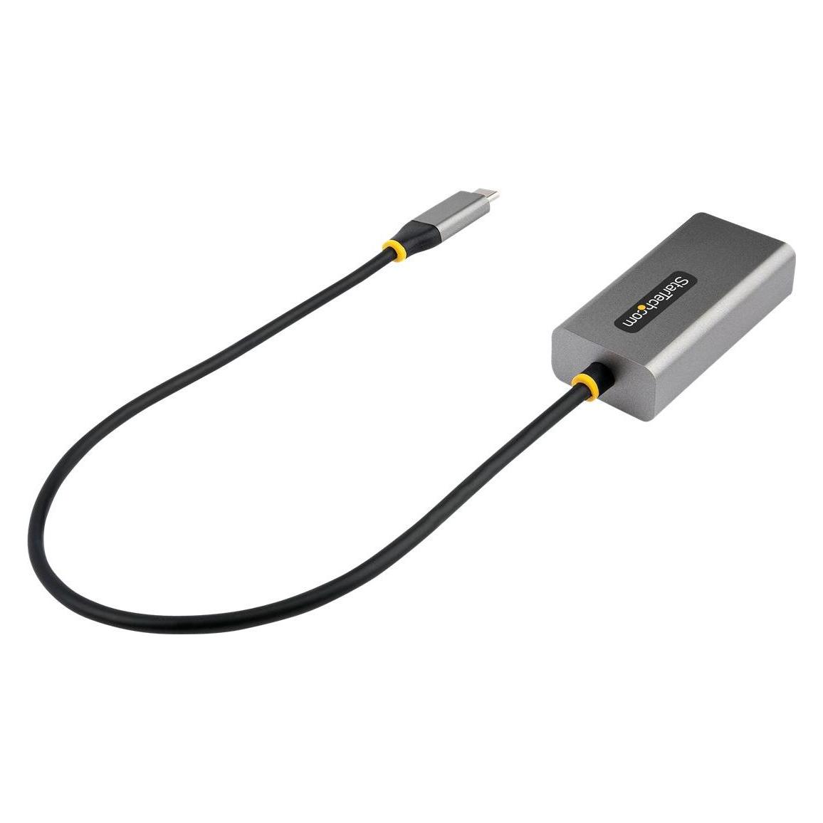 StarTech com USB-C to Ethernet Adapter, 10/100/1000 Mbps, Gigabit Network Adapter w/ ASIX AX88179A C (USB-C, RJ45 (1x)) (US1GC30B2)