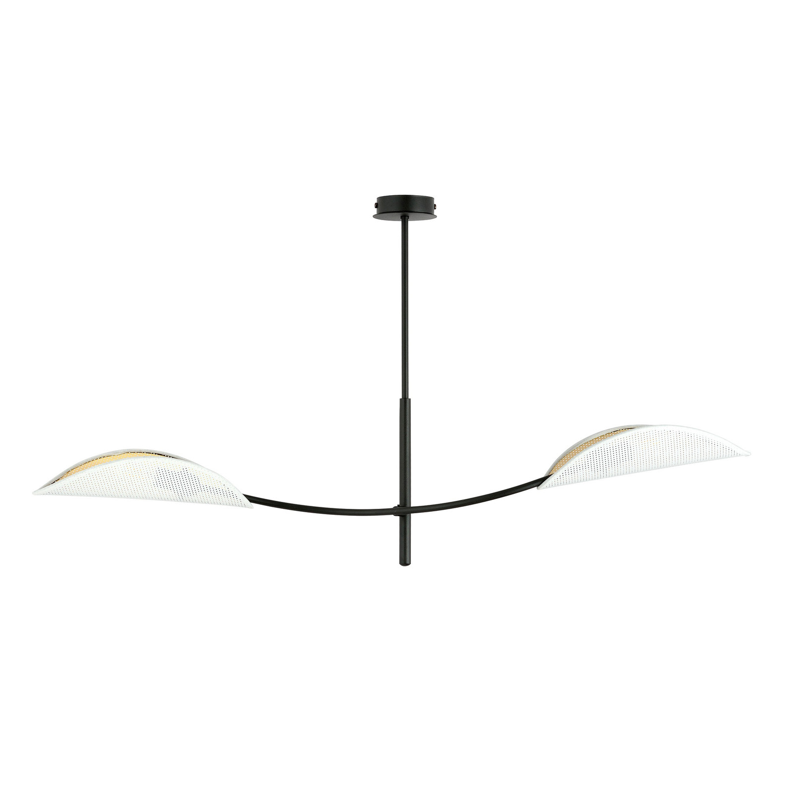 Emibig Lighting Plafondlamp Lotus 2x E14 40W Wit/Goud