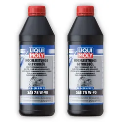 2x Getriebeöl LIQUI MOLY 4434 Hochleistung GL4+ 75W-90 Vollsynthetisch Öl 1 Liter
