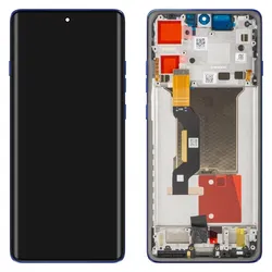 Motorola Display Unit f?r Edge 60 Pro, Dazzling Blue (Display, Motorola Edge 60 Pro), Mobilgerät Ersatzteile, Blau