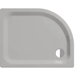 Kaldewei Zirkon Duschwanne 455500013199 90x75x3,5cm, Perl-Effekt, manhattan