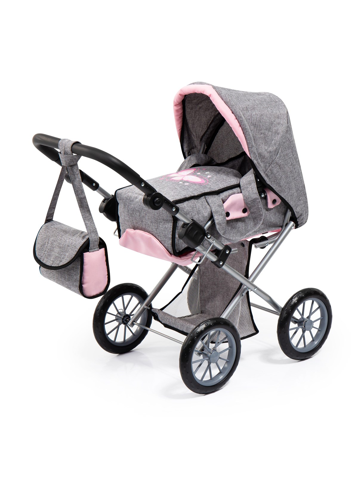 Bayer Design Doll's Pram City Star Grey (13633AA)