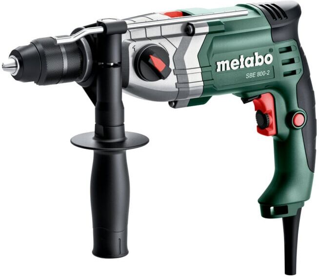 Metabo Perceuse à percussion SBE 800-2 (601744500) Coffret plastique (601744500)
