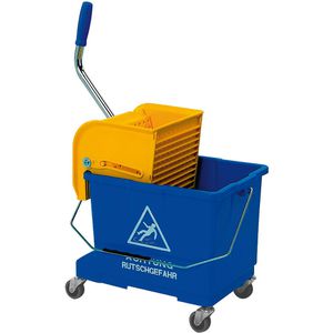 Meiko Reinigungswagen KS Mini Bucket, Einfachfahrwagen, mit Presse & Eimer 17 Liter mit 2 Wasserkammern