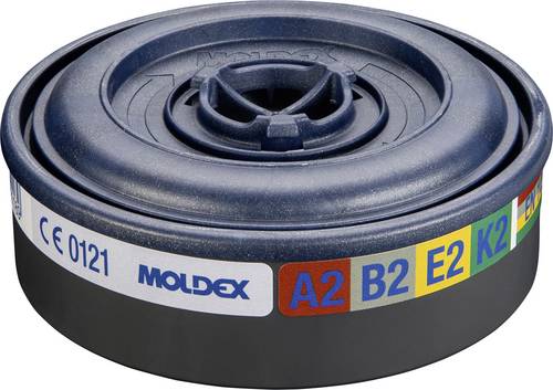Moldex 980001 A2B2E2K2 / 7000 + 900 Gasfilter 8St.