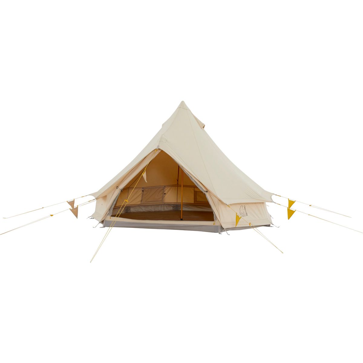 Nordisk Asgard Tech Mini Tent Incl. Colour Pack mustard yellow 10921460-102