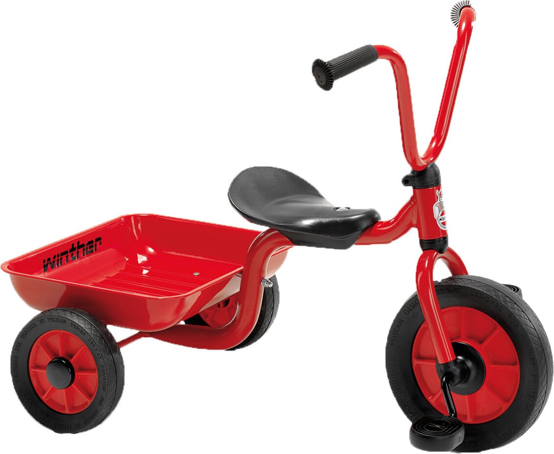 Löwenherz Winther Mini Loopfiets met bakje voor kinderen van 2-4 jaar