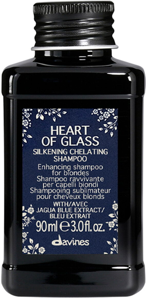 90ml Davines HEART OF GLASS Silkening Chelating Shampoo