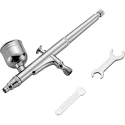 Wiltec Airbrush Pistole HS-30-1 Air Brush Designs 0,3mm Düse Flüssigkeitsbecher
