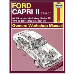 Ford Capri II (and III) 2.8 & 3.0 V6 (74 - 87) Haynes Repair Manual, Ratgeber von Haynes Publishing