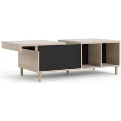 Ebuy24, Couchtisch + Beistelltisch, Couchtisch Penny (120 x 120 x 45 cm)