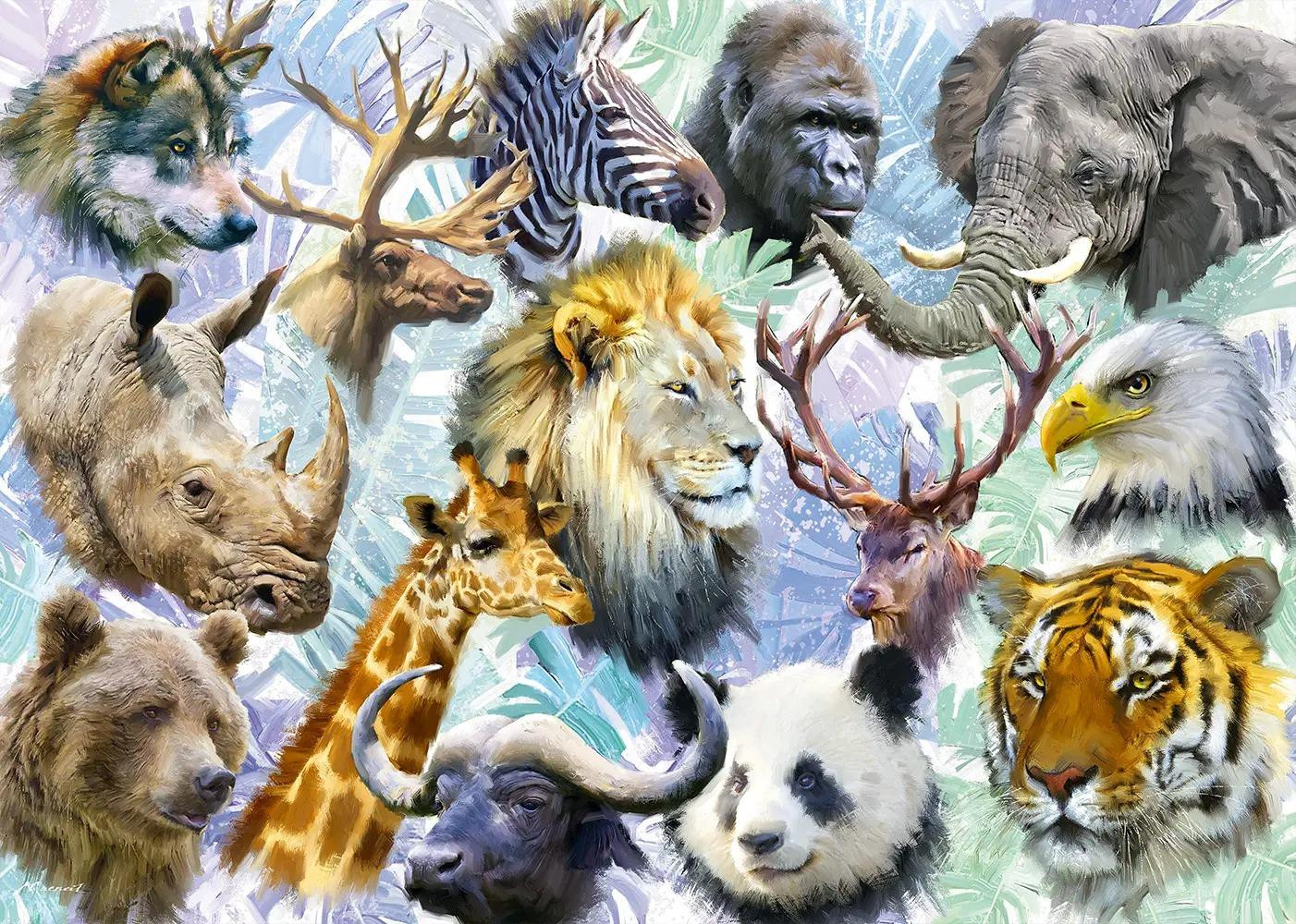Alipson Puzzel Dierfiguren - 500 stukjes