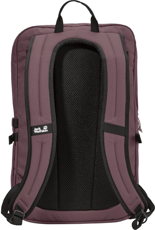 Daypack JACK WOLFSKIN "BERKELEY 24", lila (sheerplum), Rucksäcke, onesize, Obermaterial: 100% POLYESTER. Futter: 100% POLYESTER, Daypack, 24L Tagesrucksack, Organizer innen, komfortables Tragesystem