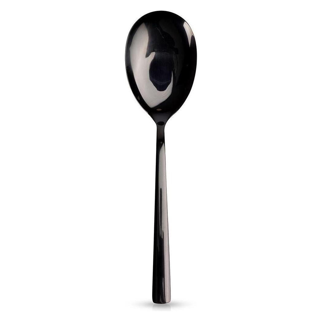 Orion Łyżka do sałaty stalowa czarna 25 cm BLACK (Salatbesteck) (60830801)