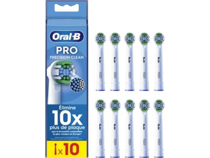 Oral-B - Brossette Dentaire Precision Clean X-Filaments X10