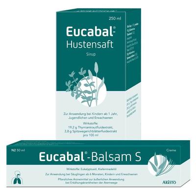 Eucabal Set Balsam S + Hustensaft 1 St