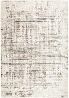Terra by Obeetee Umbria Grid Gray Rug
