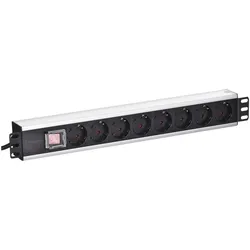 Intellinet, Steckdosenleiste, 8-fach 48,30cm (19") Steckdosenleiste (8x, 3 m)