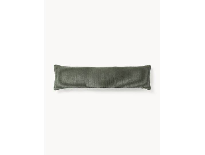 Coussin long en velours côtelé Kylen