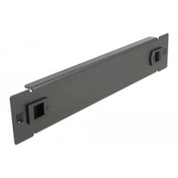 Delock 66576 10 Zoll Netzwerkschrank-Blindabdeckung Schwarz
