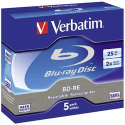 Verbatim 43615 Blu-ray BD-RE Rohling 25 GB 5 St. Jewelcase