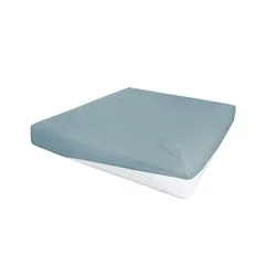 Jersey-Elastan Boxspringlaken   , grün , Maße (cm): B: 150 H: 28