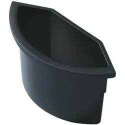 Helit Abfalleinsatz, Abfalleimer, Schwarz