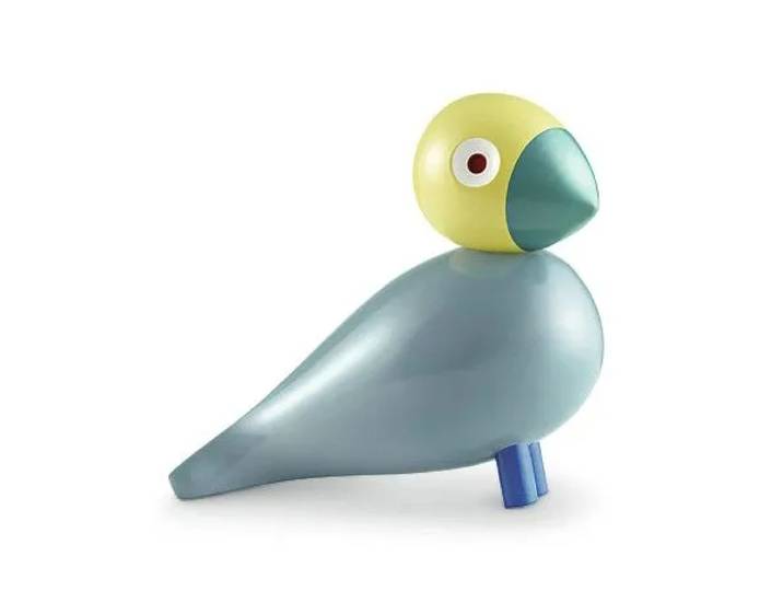 Kay Bojesen Denmark Figurine oiseau chanteur Sunshine turquoise