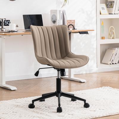 YOUNIKE Ergonomic Office Chair Swivel Armless Desk Chair with Wheels