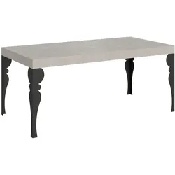 Itamoby Ausziehtisch 200/460x90 cm Paxon Premium Kaschmir Beine anthrazit