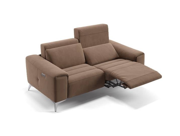 Relaxcouch BELLA mit Relaxfunktion Stoffsofa Stoffcouch